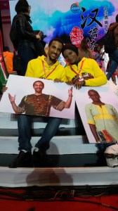 Luyolo with fellow team member, Kafoune from Mali 